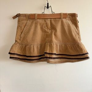 GALLA2 CORDOUROY MINI SKIRT